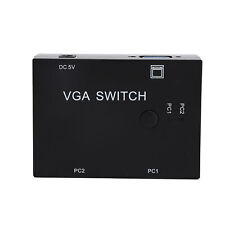 2 In 1 Out VGA Switcher 2 PC To 1 Monitor VGA Switch Box Fast And Convenient BEA