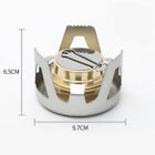 Mini Portable Metal Alcohol Stove Burner Head Stand Lid Outdoor Camping Cookware