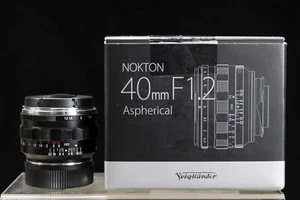 Voigtlander NOKTON 40mm F1.2 Aspherical Leica M mount lens READ! - Picture 1 of 10