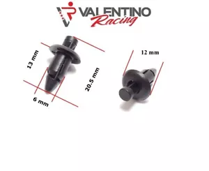 CLIPS RIVETTO 1 pz CARENA HONDA X ADV 750 CRF 1000 AFRICA TWIN NC 700 750 X S - Foto 1 di 1