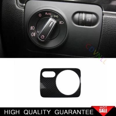 Marco de control interruptor de faros de fibra de carbono para Volkswagen Golf MK6 2010-2013 Foto 1 de 4