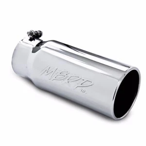 MBRP 12" Stainless Steel Exhaust Tip Rolled Straight 4" Inlet 5" Outlet T5050 - Bild 1 von 2