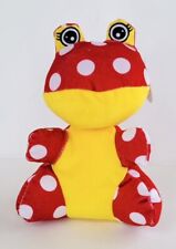 Red/yellow Spotted Frog plush(7inch)NWT A&A Global !soft Stuffed animal toy Rare