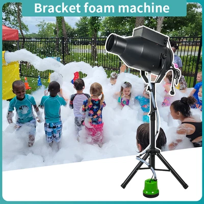 Máquina de espuma 1000W cañón de espuma de burbujas con soporte exterior verano piscina fiesta con bomba Foto 1 de 4