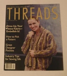 Threads Magazine December 1997/January 1998 Dress Up Your Fleece Fabric - Picture 1 of 1