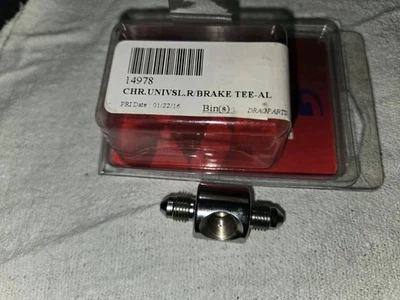 Адаптер переключателя стоп-сигнала Goodridge Rear Brake Light Tee Chrome MCHD-014, 14978 - Изображение 1 из 3