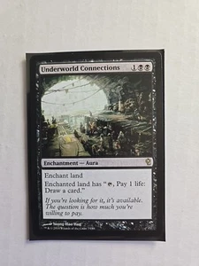 Underworld Connections - DD Jace vs. Vraska - LP - MTG Magic - Rare - Enchant - Picture 1 of 1