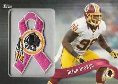 2013 Topps Ribbons Pink Team Logo #PR-BO Brian Orakpo - Image 1 of 2
