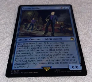 MTG Auton Soldier (Surge 641) FOIL Doctor Who NM Rare Surge CARD - Picture 1 of 3