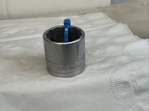 S-K WAYNE SK, 45128, 7/8in. 3/8 Drive 12pt SAE Socket, USA Blue Tag - Picture 1 of 6
