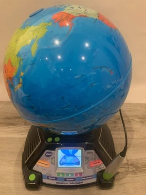 VTech Interaktiver Junior-Video-Globus -Lernglobus | Sehr guter Zustand  ab 7 J - Bild 1 von 4