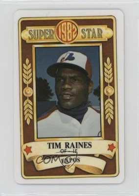 1982 Perma-Graphics/Topps Credit Cards Tim Raines #150-SS8206 HOF - Image 1 of 2