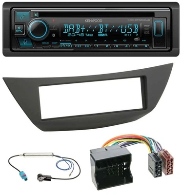 Kenwood Bluetooth DAB CD MP3 USB Autoradio für Renault Laguna 3 (ab 2008) - Bild 1 von 4
