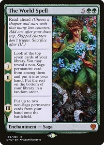 The World Spell - Dominaria United DMU - MTG - Casi nuevo Magic - 189 M - Imagen 1 de 1