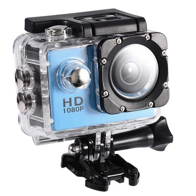 (Blue)Waterproof Outdoor Cycling Sports Mini DV Action Camera Camcorder TU - Image 1 of 4
