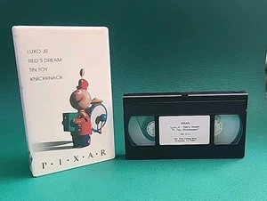 Pixar Shorts VHS Tape - Luxo Jr, Red's Dream, Tin Toy, Knickknack, Rare Movie - Picture 1 of 3