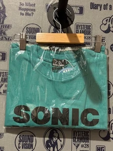 HYSTERIC GLAMOUR SONIC YOUTH T-Shirt, Gr. M türkis - Bild 1 von 4