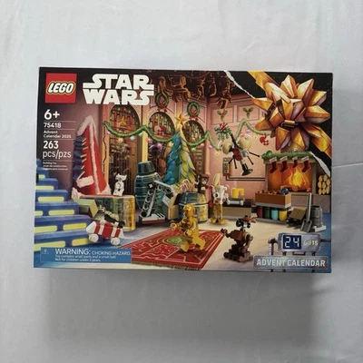 LEGO Star Wars 2025 Advent Calendar 24 Days Gifts/Toys 75418 NEW Unopened - Image 1 of 4