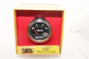 AUTO METER 2" VOLTMETER 10-16 #2591 NEW OLD STOCK - Picture 1 of 2