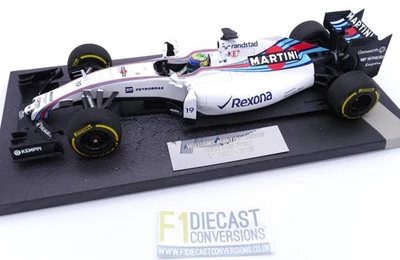 MINICHAMPS MARTINI WILLIAMS MERCEDES FW37 F MASSA 2015 1-18 SCALE F1 - Image 1 of 4