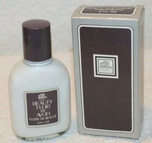 Vintage 1980 AVON Beauty Fluid, Fluide De Beaute, Full 3 FL. OZ., Nuevo con Caja - Imagen 1 de 8