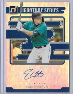 Autógrafo Evan White 2021 Panini Donruss Signature Series - Imagen 1 de 2
