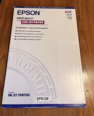 EPSON Super A3 S041069 70 sheets 720/1440 dpi Photo Quality Inkjet Paper - Image 1 of 4