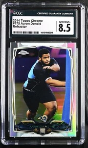 Aaron Donald 2014 Chrome #175 CGC 8.5 St Louis Rams - Picture 1 of 2
