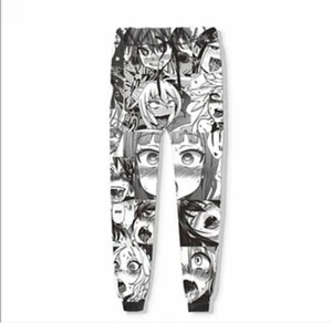 Hentai Ahegao 3D Cosplay Anime Manga Sports Hose Pants trousers Polyester Neu - Picture 1 of 1