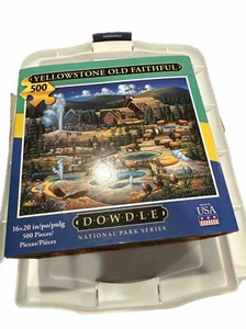 Yellowstone Old Faithful Puzzle, Made By Dowdle In USA, 500 pieces, Complete - Picture 1 of 2