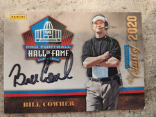 BILL COWHER SIGNED CARD AUTOGRAPHED STEELERS HOF