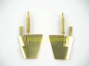 1/200 USS MISSOURI  IOWA Metal RUDDER Set Trumpeter WWII US Navy Battleship 3705 - Picture 1 of 2