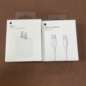 OEM Genuine 20W Charger USB-C Power Adapter For iPhone X 11 12 & 13 14 Pro Max
