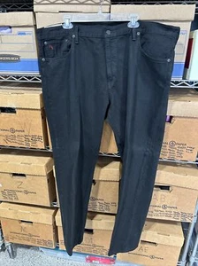 Polo Ralph Lauren Jeans Uomo 40X30 Nero Pantaloni Denim Vestibilità Classica Gamba Dritta 8a - Foto 1 di 6