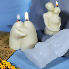 3D Silicone Candle Moulds Couple Body Perfume Candles Wax Making Soap Molds Diy
