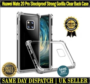 Huawei Mate 20 Pro LYA-L29 Strong Rugged Gorilla Protective Gel Back Case Cover - Picture 1 of 8