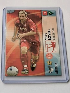 2007 Goaaal! Steve Lovell Aberdeen Panini SPL Scottish Football Card #10 - Picture 1 of 5