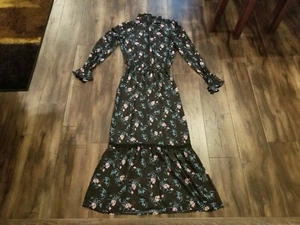 NWT MADISONNE BLACK/TEAL/PINK DRESS SIZE SMALL #13 - Picture 1 of 2