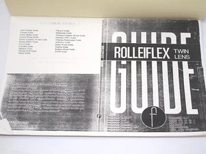 Rolleiflex Twin Lens Guide by Focal Camera Guides - Photocopy - Picture 1 of 3
