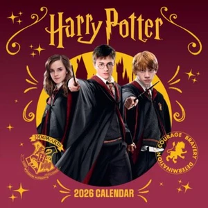 2026 Harry Potter Movie Square Calendar – Official Product – Hogwarts - Picture 1 of 7