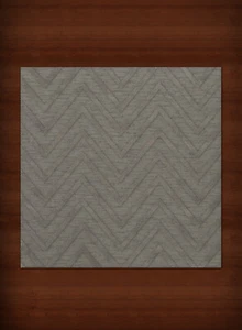 Gray Transitional Hand Hooked Stripes Chevrons Zig Zags Area Rug Striped DV4 - Picture 1 of 12