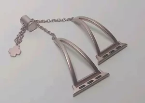 Różowa metalowa bransoletka bransoletka do Apple Watch - Zdjęcie 1 z 4