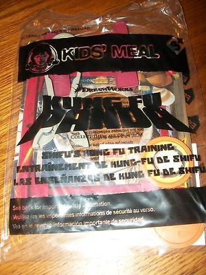 Wendy's DreamWorks Kung Fu Panda Shifu's Kung Fu Entrenamiento Niños Comida Juguete 2014 Nuevo en Paquete Foto 1 de 4