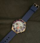 Sekonda Xpose Scuba 20ATM Chronograph Watch - Blue Dial, Bezel, Strap - Working