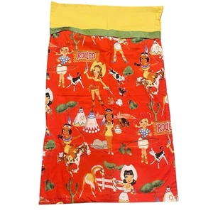 Handmade Cowboys and Indians Rodeo 19x31 pillow case - Bild 1 von 3