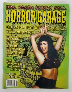 Horror Garage Mag No. 1 2000 Wes Craven The Misfits "Sex, Death, Rock N Roll" - Imagen 1 de 5