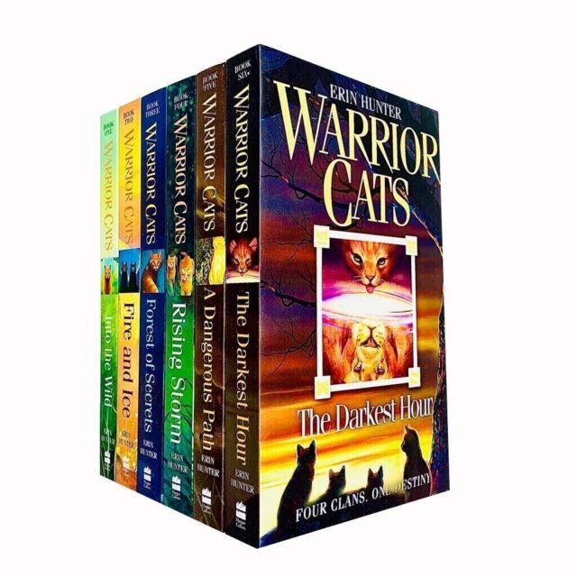 2 a nova profecia criança juventude literatura animal ficção romance livro  inglês 6 livros conjunto copiar livro erin hunter warriors temporada 2