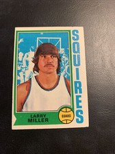 Cb12 1974/75 Topps #213 Larry Miller Virginia squires￼