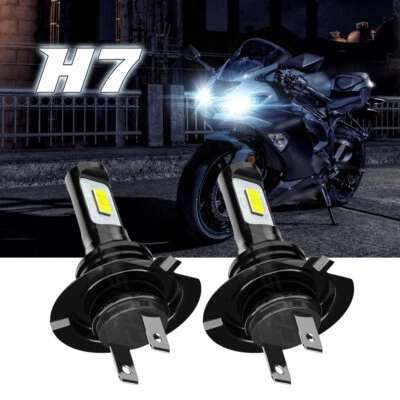 Faros para motocicleta Kawasaki Ninja 250R 2009 2010 2011 2012 bombillas H7 6000 k Foto 1 de 4