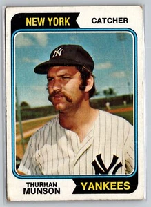 1974 Topps #340 Thurman Munson - Picture 1 of 2